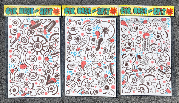 EYE, NOSE AND SPIT by Cynthia T Navarro