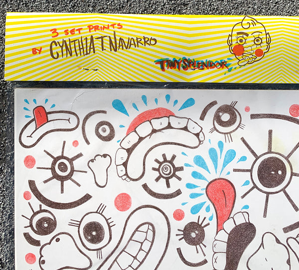 EYE, NOSE AND SPIT by Cynthia T Navarro